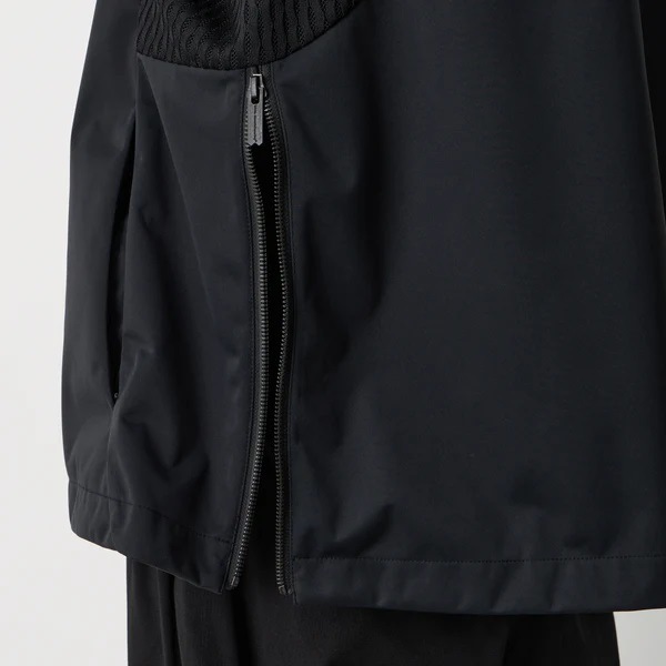 [26SS]White Mountaineering  �ۥ磻�ȥޥ���ƥ˥���� WINDSTOPPER PULLOVER BLACK BK2671202