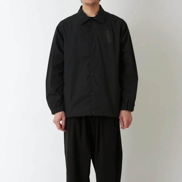 ��24AW��White Mountaineering WINDSTOPPER COACH JACKET��BLACK WM2473204