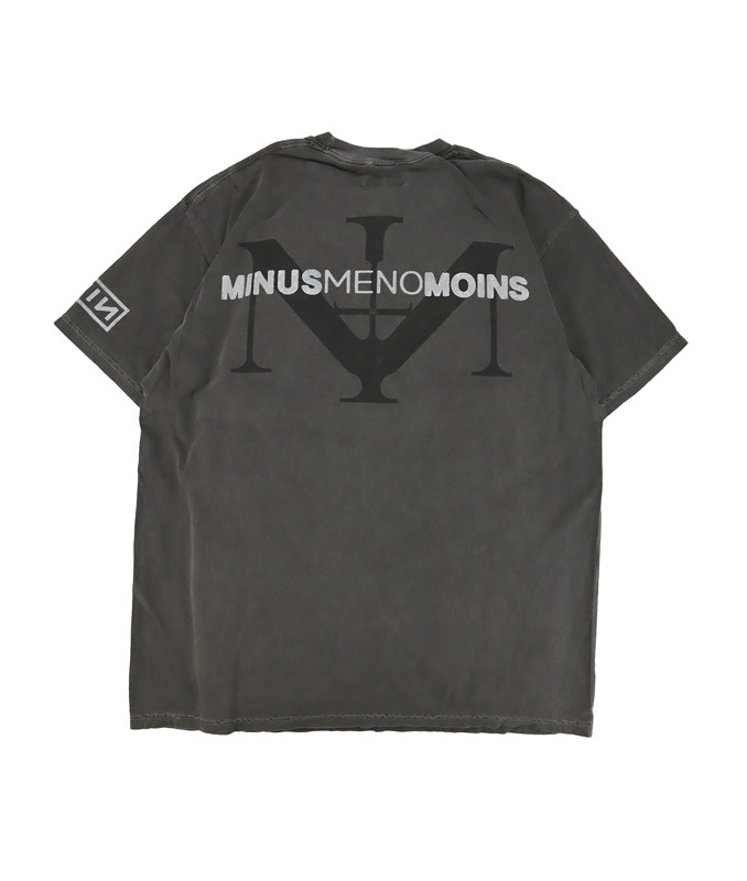 MINUS �ޥ��ʥ� Bootleg Tee(A MAN'S SHADOW)10YEARS BLACK M-P1-BG5