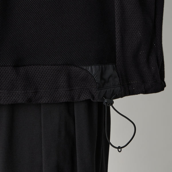 ��30��OFF��White Mountaineering  �ۥ磻�ȥޥ���ƥ˥���� RAGLAN OVERSIZE PULLOVER BLACK BK2671504
