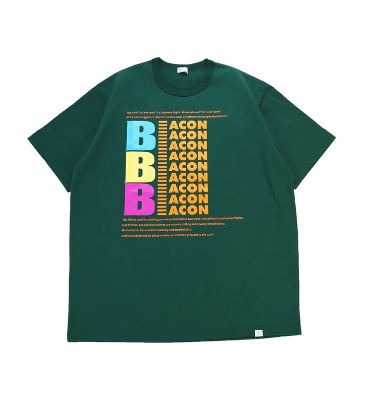 kolor BEACON カラービーコン ヘビー天竺Tシャツ グリーン 23SBM  