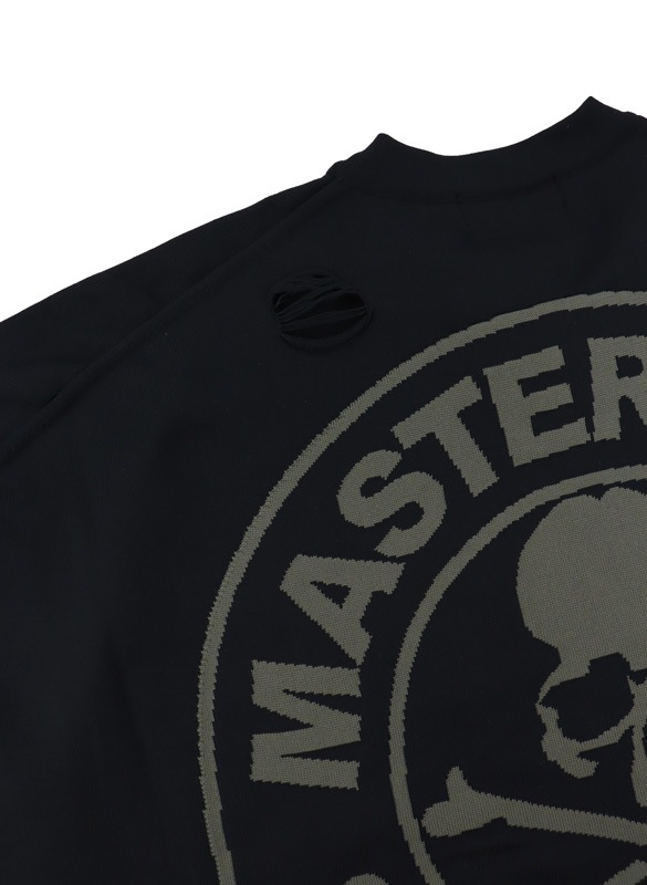 ��SALE��mastermind JAPAN �ޥ������ޥ���ɡ�����ѥ� INTARSIA SS KNIT SWETER MJ25E14-KN006 �֥�å�