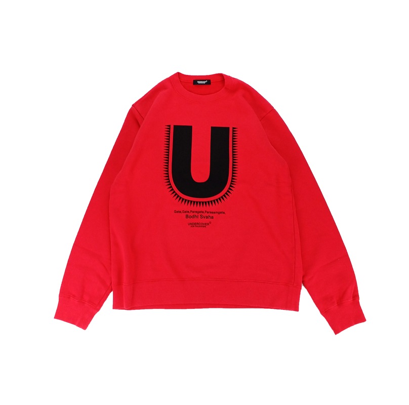 UNDERCOVER アンダーカバー SWEAT UGIZ レッド UC2B9804-1 の通販