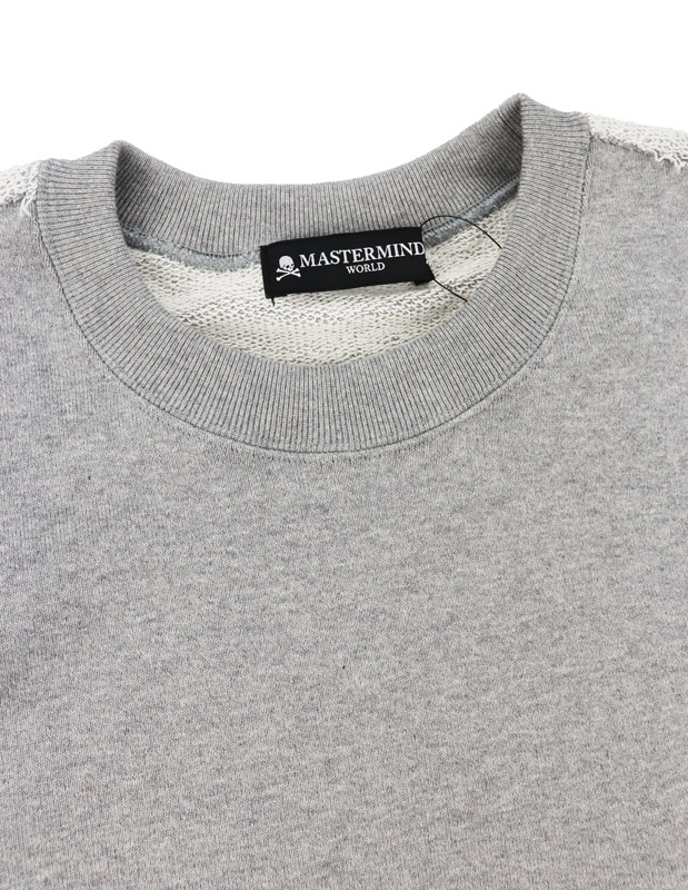 ��SALE��MASTERMIND WORLD �ޥ������ޥ���ɡ����ɡ�CUT-OFF LS SWEATSHIRT MW25S14-SW008 ���졼