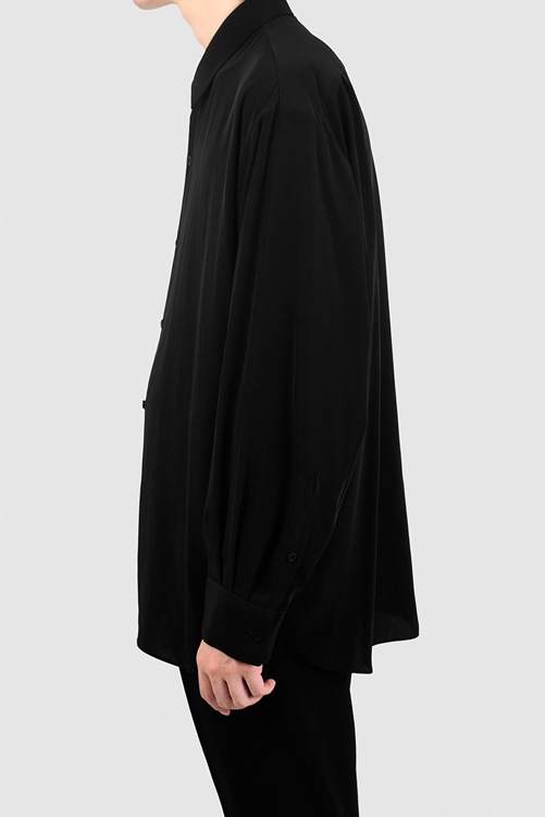 LAD MUSICIAN ラッドミュージシャン BIG SHIRT ビッグシャツ ブラック