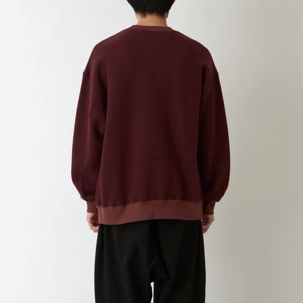 30％OFF】White Mountaineering COLLEGE LOGO SWEAT SHIRT BURGUNDY 