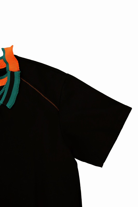 kolor BEACON カラービーコン ヘビー天竺Tシャツ ブラック 23SBM 