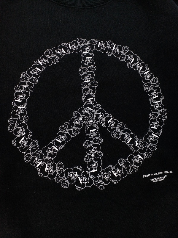 UNDERCOVER アンダーカバー SWEAT PEASE BEAR_MENS ブラック UC2B9804