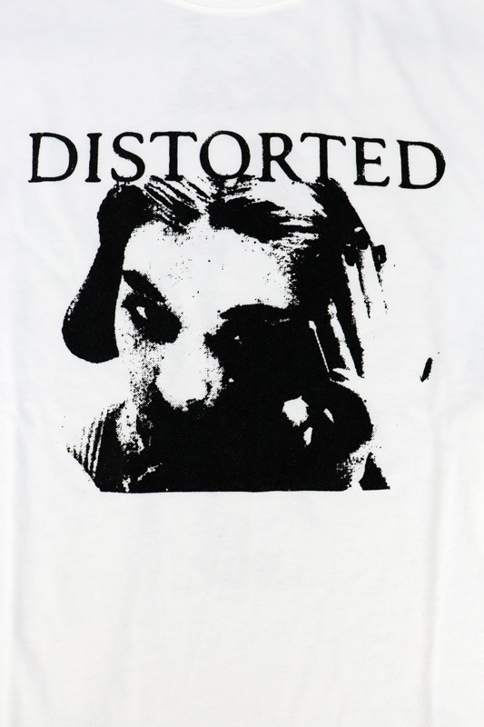 ��26AW��KAMIYA ���ߥ� "DISTORTED Girl" L/S T-shirt �ۥ磻�� G17LT107