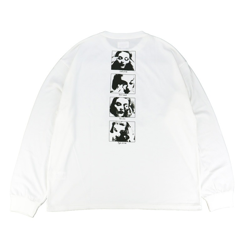 ��26AW��KAMIYA ���ߥ� "DISTORTED Girl" L/S T-shirt �ۥ磻�� G17LT107