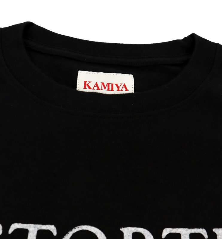 ��26AW��KAMIYA ���ߥ� "DISTORTED Girl" L/S T-shirt �֥�å� G17LT107