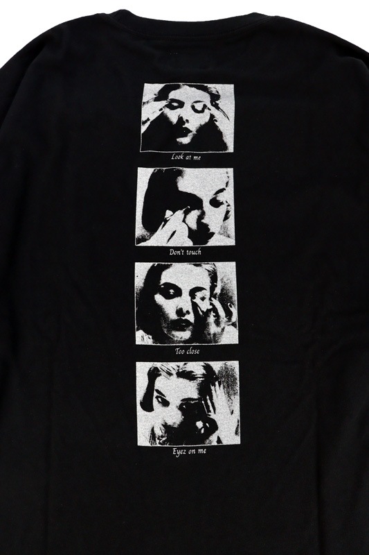 ��26AW��KAMIYA ���ߥ� "DISTORTED Girl" L/S T-shirt �֥�å� G17LT107