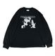 ��26AW��KAMIYA ���ߥ� "DISTORTED Girl" L/S T-shirt �֥�å� G17LT107
