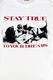��26AW��KAMIYA ���ߥ� "STAY TRUE TO YOUR DREAM" L/S T-shirt �ۥ磻�� G17LT109