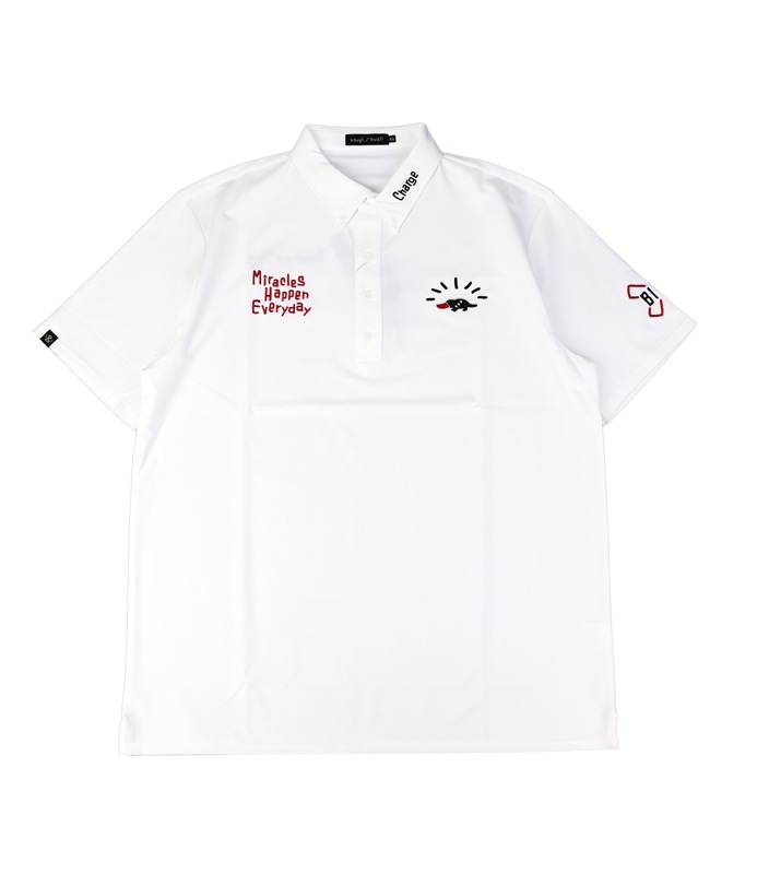 rough&swell ラフアンドスウェル MIRACLE POLO ポロシャツ ホワイト