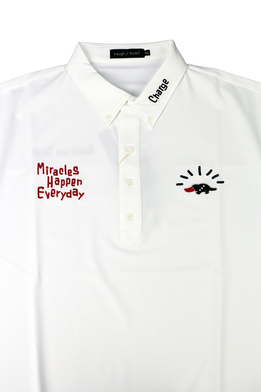 rough&swell ラフアンドスウェル MIRACLE POLO ポロシャツ ホワイト