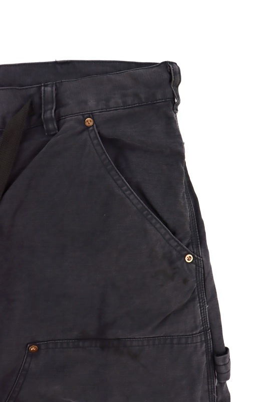 25AWKAMIYA ߥ Back Satin Painter Pants ֥å G15PT038