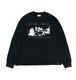 ��26AW��KAMIYA ���ߥ� "STAY TRUE TO YOUR DREAM" L/S T-shirt �֥�å� G17LT109