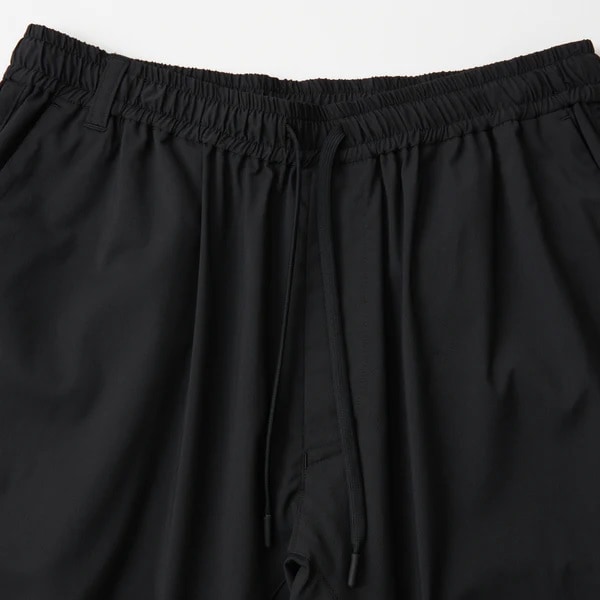 ��25SS��White Mountaineering Repose Wear �ۥ磻�ȥޥ���ƥ˥���� WIDE SHORT PANTS��BLACK RW2571403