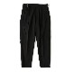 30OFFWhite Mountaineering  ۥ磻ȥޥƥ˥ 1 TUCK STRETCH PANTS BLACK WM2473410