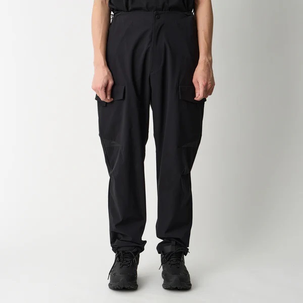 [26SS]White Mountaineering  �ۥ磻�ȥޥ���ƥ˥���� TAPERED PANTS BLACK BK2671401