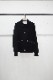 30OFFCULLNI  Boucle Yarn Zip Up Jacket  BLACK 24-AW-030