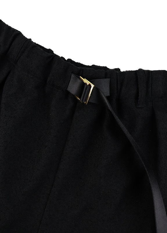 ��30%OFF��CULLNI ����� Tweed Belt Easy Short Pant BLACK 25-SS-003B