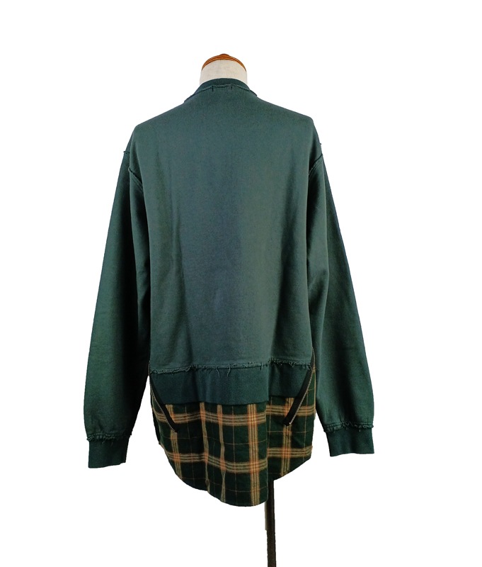 Undercoverism アンダーカバーイズム CKシャツレイヤードスウェット 