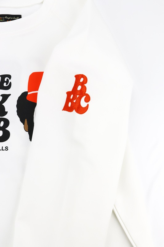 rough&swell ��ե���ɥ������� BBC SWEAT �������å� �ۥ磻�� RSM-25152 / ����ե����� ��� ���&��������