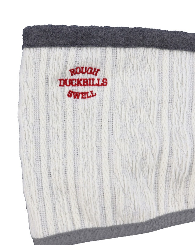 rough&swell ��ե���ɥ������� ARAN NECK WARMER �ͥå��������ޡ� �ۥ磻�� RSA-25210