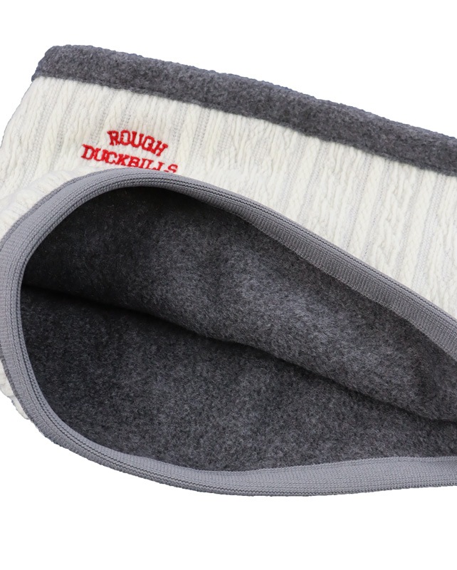 rough&swell ��ե���ɥ������� ARAN NECK WARMER �ͥå��������ޡ� �ۥ磻�� RSA-25210