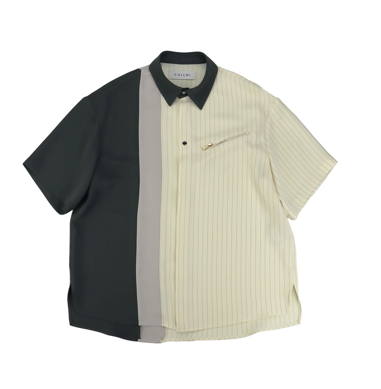 CULLNI レザーポケット　白　Tシャツ　サイズ１　25ss　STUDIOS CULLNI レザーポケット 白 Tシャツ サイズ1 25ss STUDIOS