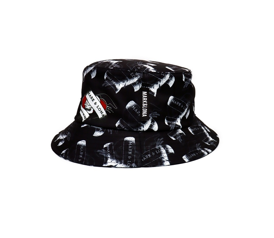 ��25SS��MARK&LONA �ޡ�������ɥ��� Rebel Heart Bucket Hat | MEN and WOMEN �Х��åȥϥå� �֥�å� MLF-5A-FC06