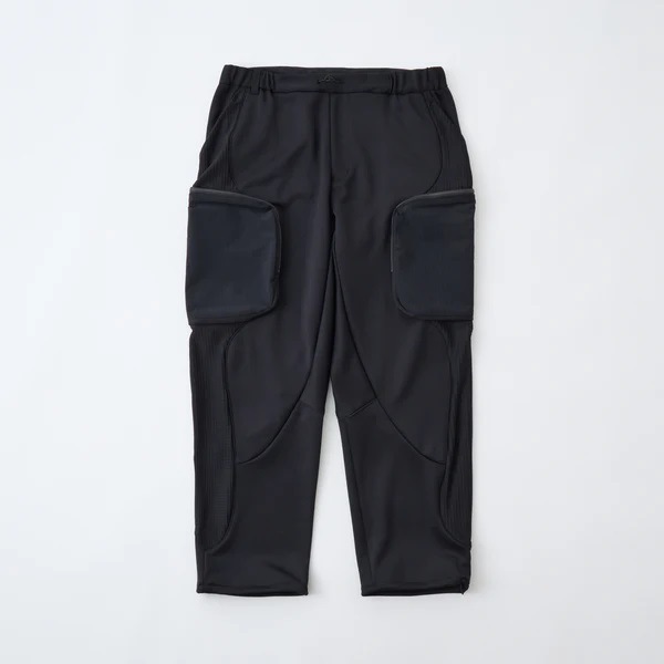 ��25AW��White Mountaineering  �ۥ磻�ȥޥ���ƥ˥���� EASY CARGO PANTS BLACK BK2573404