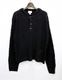��26SS��KAMIYA ���ߥ� Silk Lace Knit Hoodie �֥�å� G16HD060