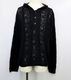 ��26SS��KAMIYA ���ߥ� Silk Lace Knit Hoodie �֥�å� G16HD060