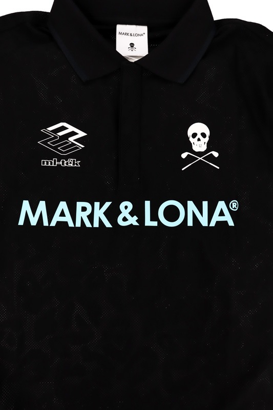��30%OFF��MARK&LONA �ޡ�������ɥ��� ML-Tech Leopard Polo | MEN  �ݥ������ �֥�å� MLM-5A-AP13