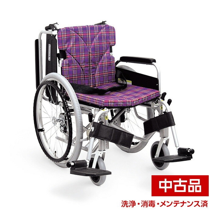 中古】カワムラサイクル KA822-42B 自走用 自走 紫 中床 高床 M H