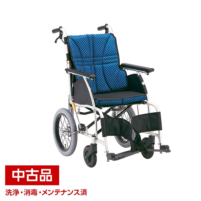 【未使用】日進医療器 車椅子 NAH-U1 NISSIN ニッシン アルミ製 一押し車いす NAH-U1(ウルトラ) 車椅子(車いす) 日進医療器製