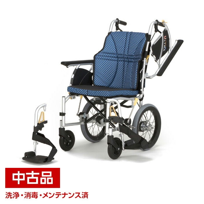 【中古】 車椅子　(介助式) 中古 車椅子 Aランク】松永製作所 介助式車椅子 ネクストコア・くるり