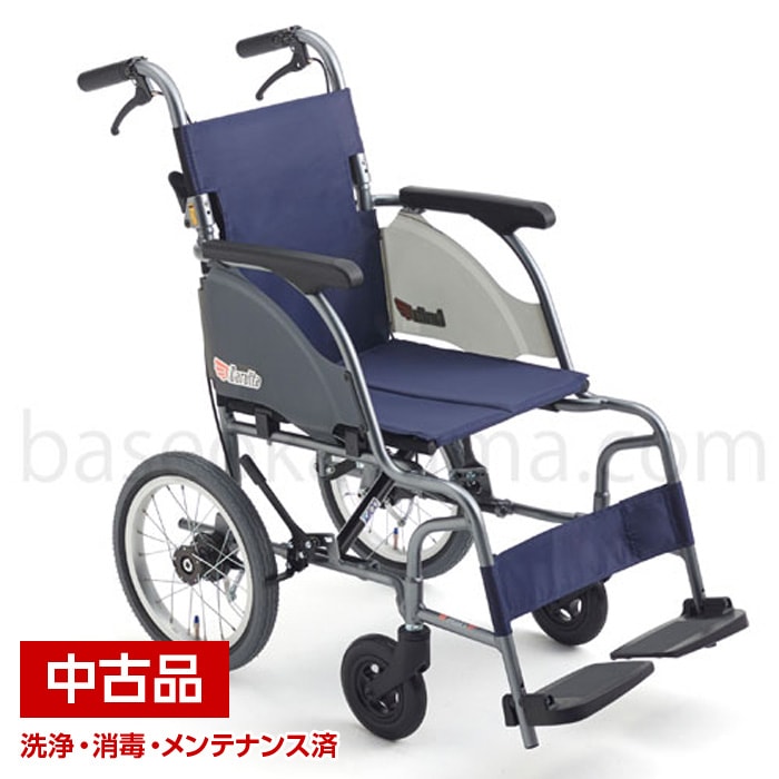 中古】ミキ カルッタ 介助 CRT-2 ハイポリマータイヤ仕様 A-16 車いす