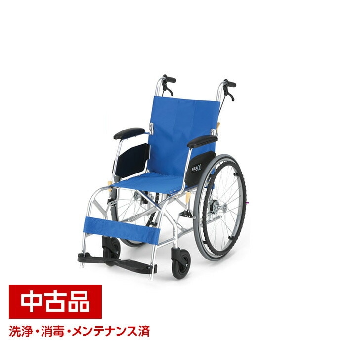 ⭐︎中古品　日進医療器株式会社　介護用車椅子　介護用品⭐︎ 日進医療器 車椅子 NA-466A 介護用品 自走用《非課税》 : 車椅子