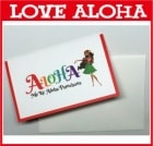 ミニメッセージカード(フラガール　ALOHA)　
