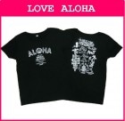 ラブアロハメモリアルコレクション５　黒　リゾートTシャツ
