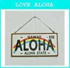 ハワイアンコルクプレート　ALOHA(レインボープレート)　小|コルクプレート|ハワイアン雑貨