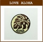 モンステラALOHA　茶　(丸型)　