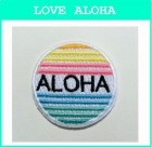 ALOHA　(丸型)　レインボー