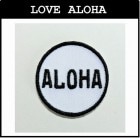 ALOHA　(丸型)　ブラック