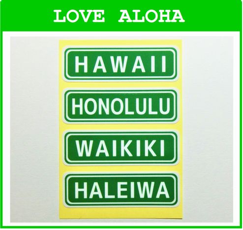 �ϥ磻�����ɿ她�ƥå�����4��set��A��(HAWAII��HONOLULU  WAIKIKI  HALEIWA)��������