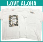 リゾートTシャツ ボタニカルスクエア(白)
